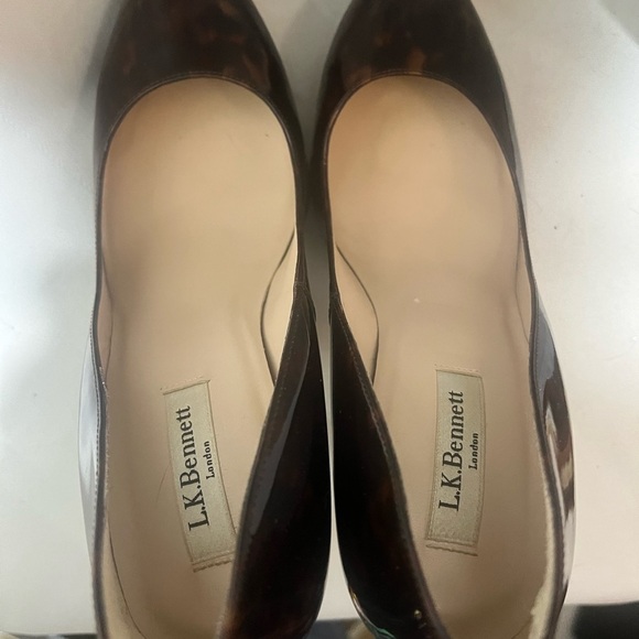 LK Bennett Sledge Tortoiseshell Heels size 40 - Picture 6 of 8
